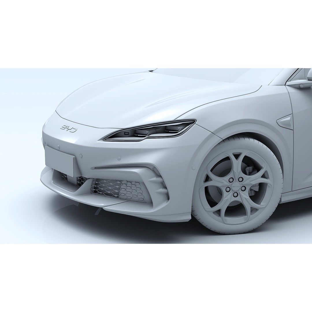 BYD Seal 06 GT 3D Model – Electric Hatchback, FBX, OBJ, PBR - View 17