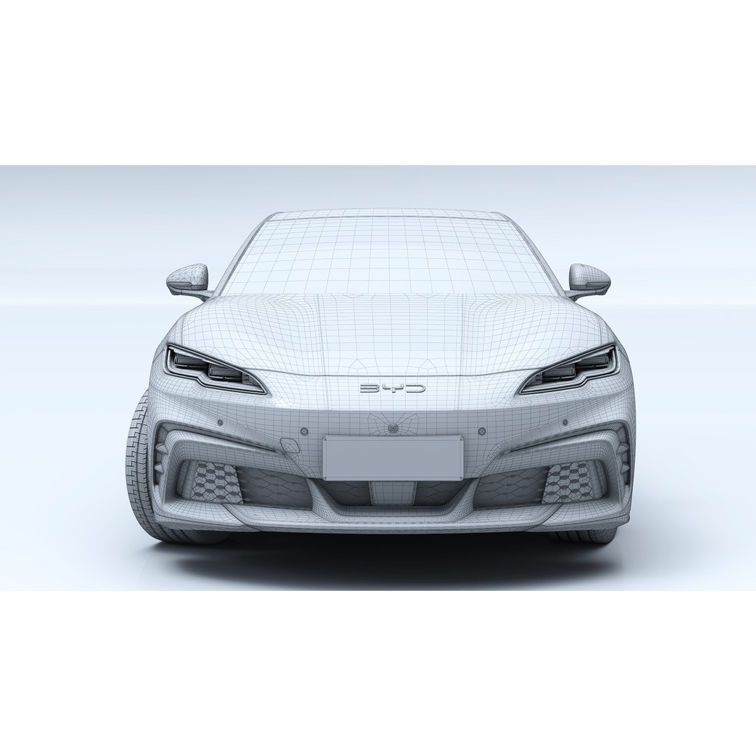 BYD Seal 06 GT 3D Model – Electric Hatchback, FBX, OBJ, PBR - View 20