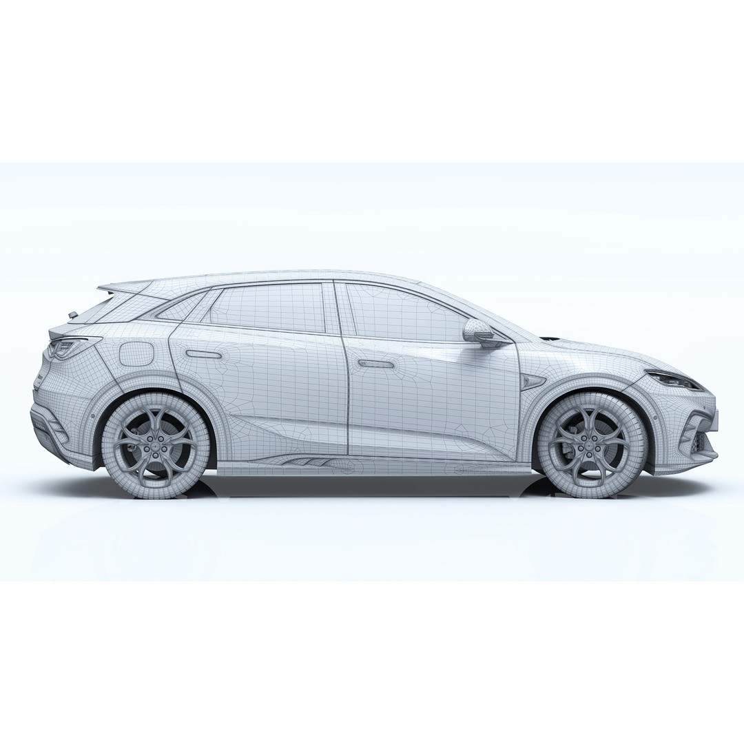 BYD Seal 06 GT 3D Model – Electric Hatchback, FBX, OBJ, PBR - View 22