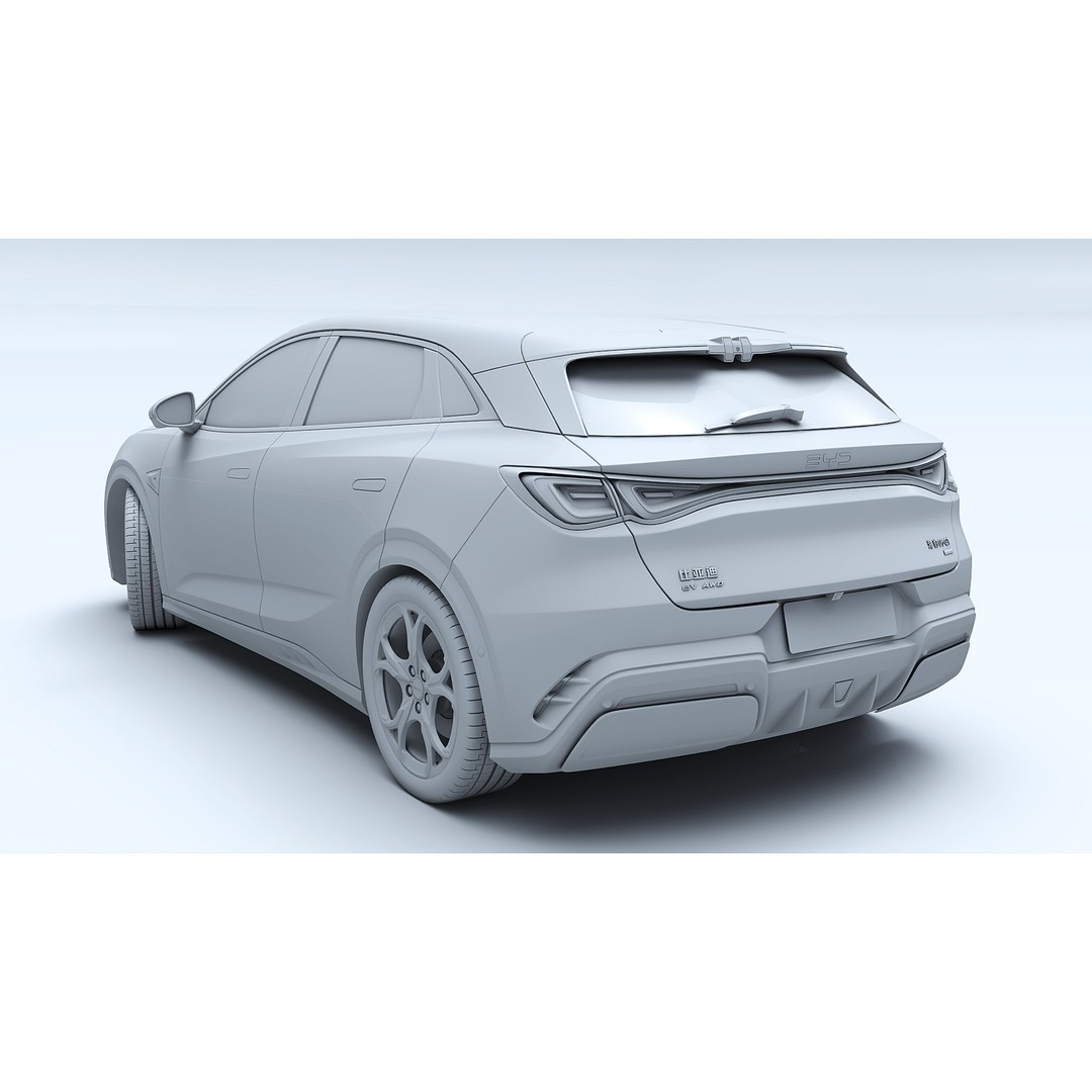 BYD Seal 06 GT 3D Model – Electric Hatchback, FBX, OBJ, PBR - View 23