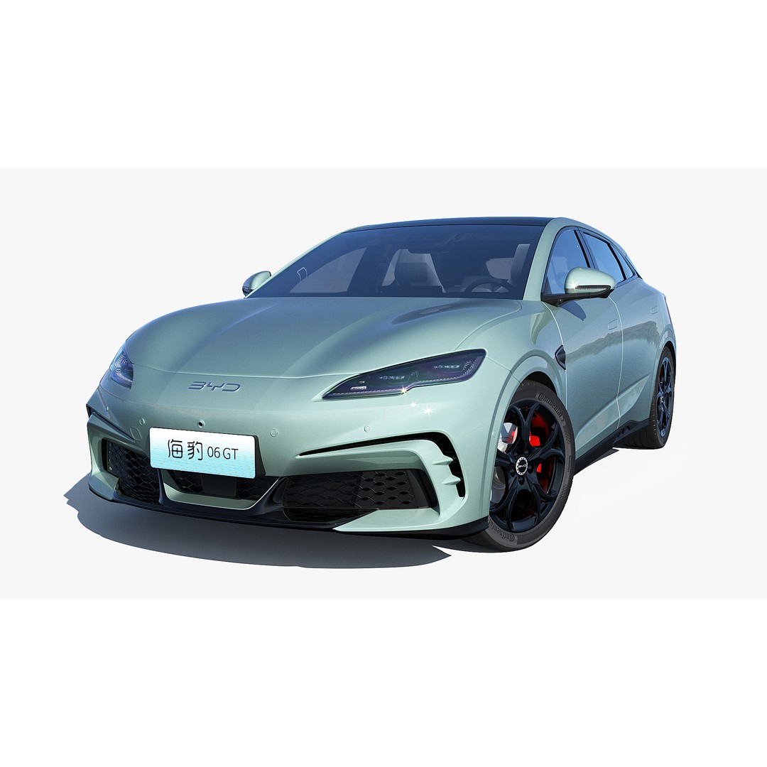 BYD Seal 06 GT 3D Model – Electric Hatchback, FBX, OBJ, PBR - View 5