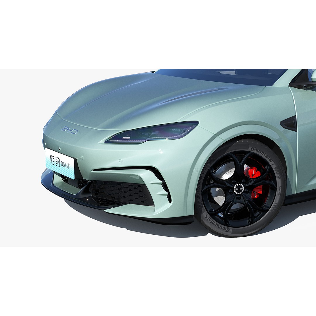 BYD Seal 06 GT 3D Model – Electric Hatchback, FBX, OBJ, PBR - View 6