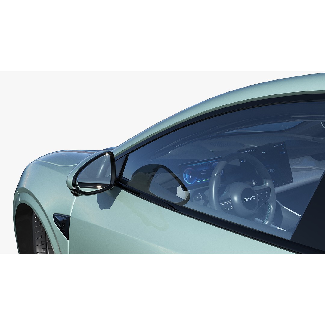 BYD Seal 06 GT 3D Model – Electric Hatchback, FBX, OBJ, PBR - View 7