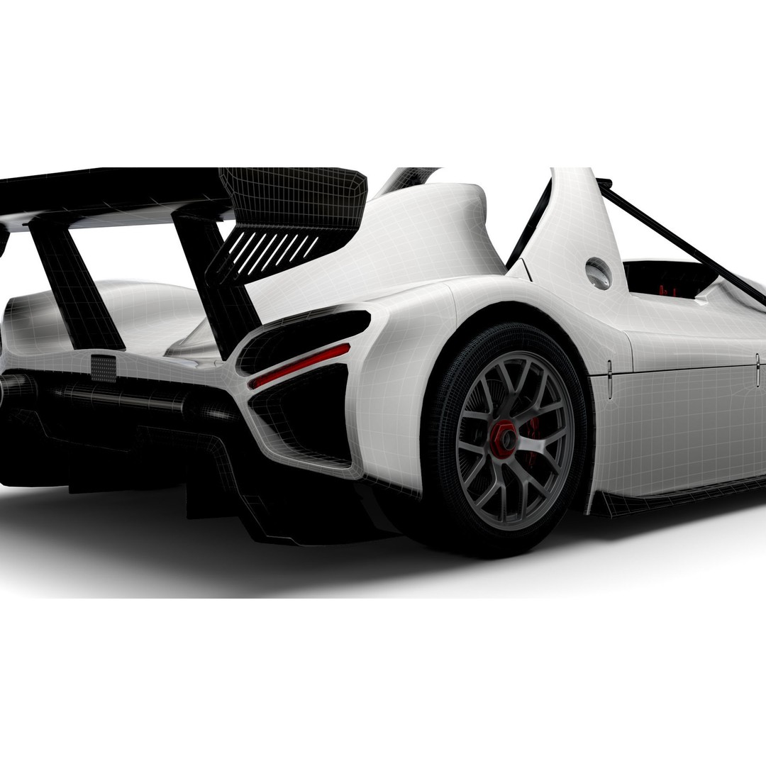 Radical SR3 XX 2023 3D Model – High Poly Racing Car, FBX, OBJ