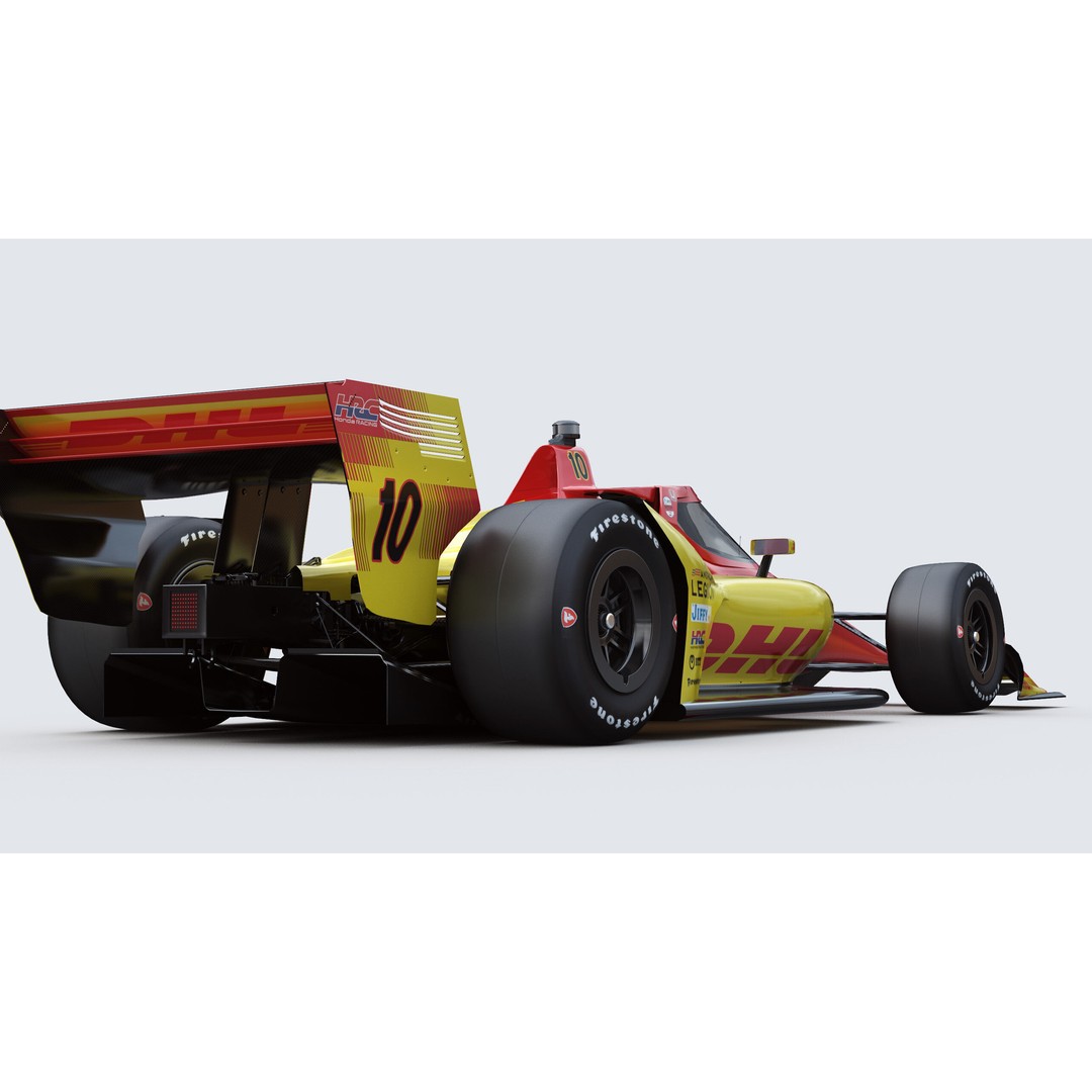 Indycar Road Version 3D Model – High Detail Racing Car, FBX, PBR - View 15