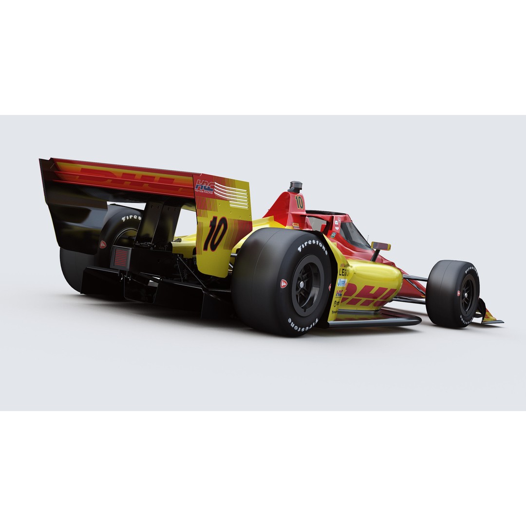 Indycar Road Version 3D Model – High Detail Racing Car, FBX, PBR - View 7