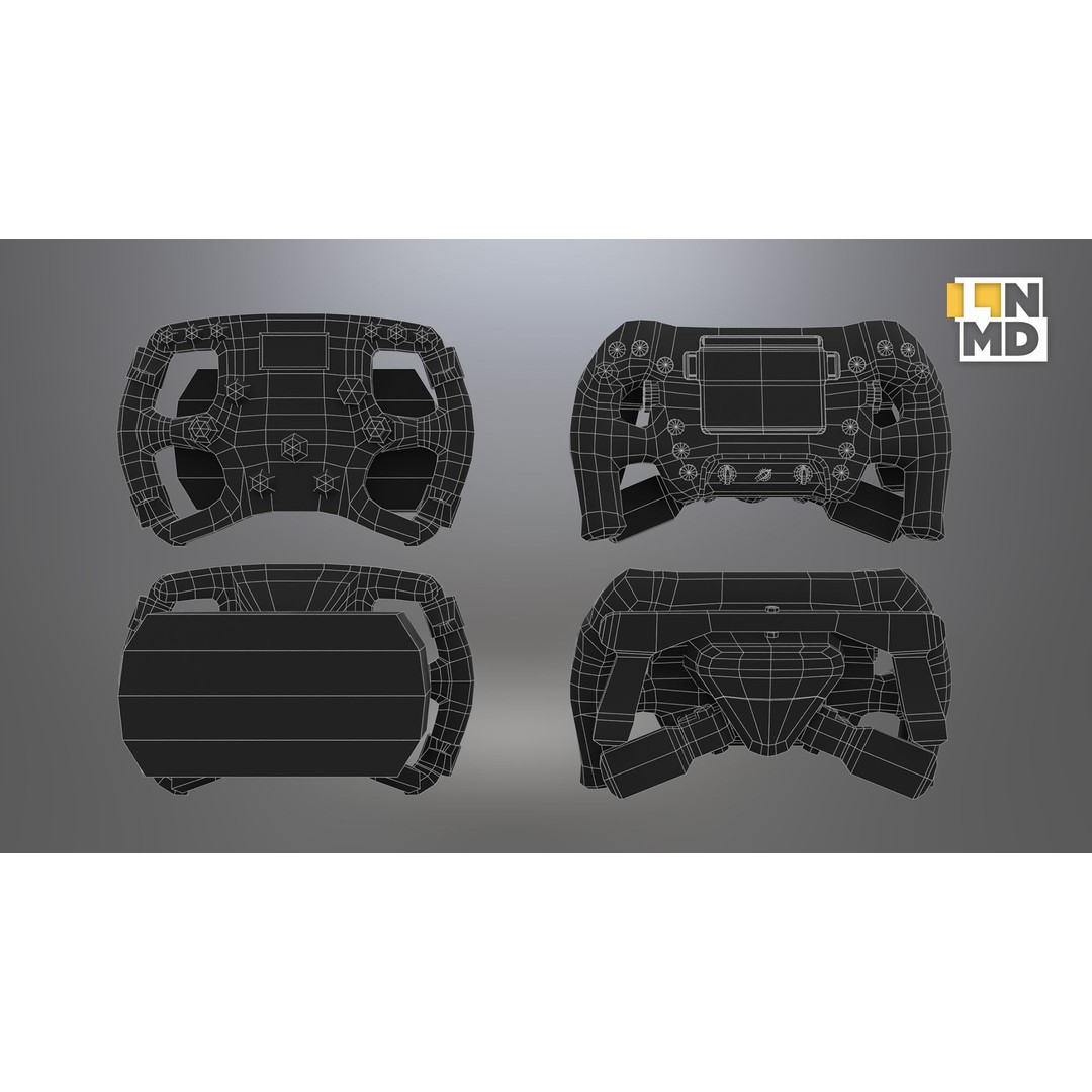 Formula 1 Racing Car 3D Model – Low Poly Game Asset, FBX & OBJ