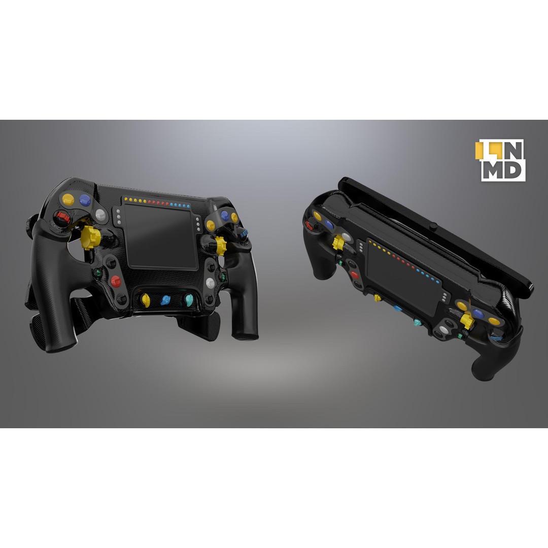 Formula 1 Racing Car 3D Model – Low Poly Game Asset, FBX & OBJ - View 27