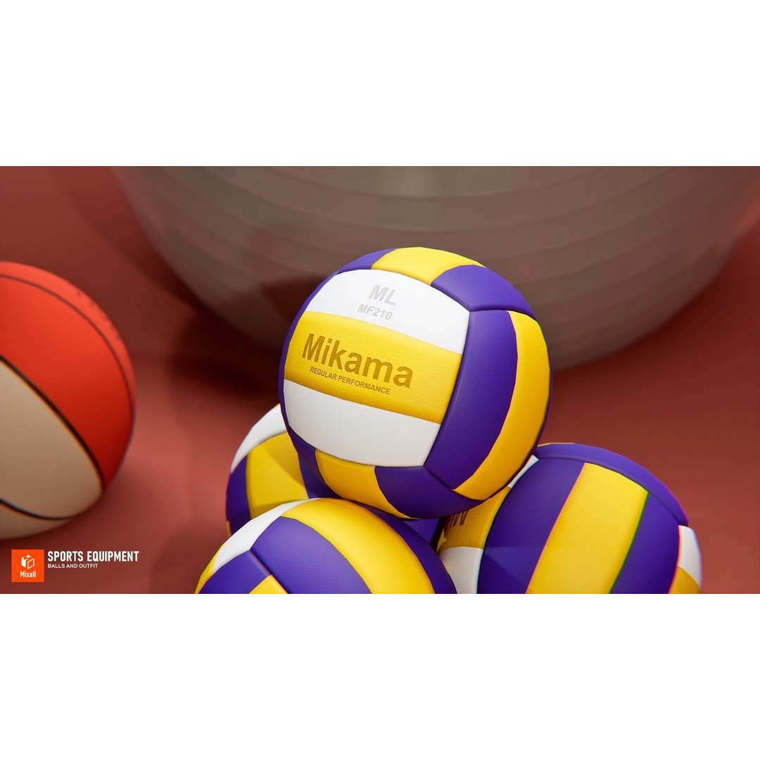 Sports Equipment 3D Model – Low Poly Game Ready Asset, FBX - View 14