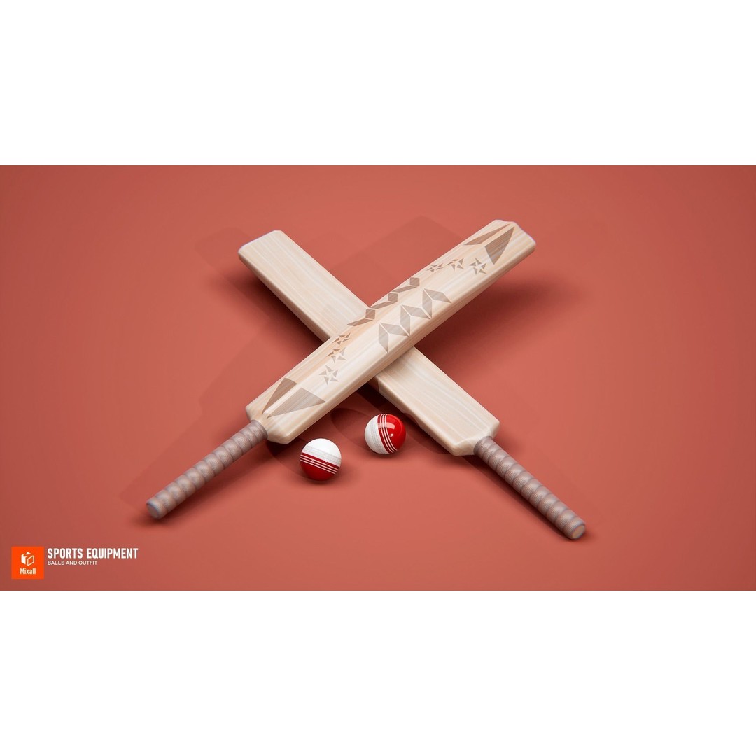 Sports Equipment 3D Model – Low Poly Game Ready Asset, FBX - View 17