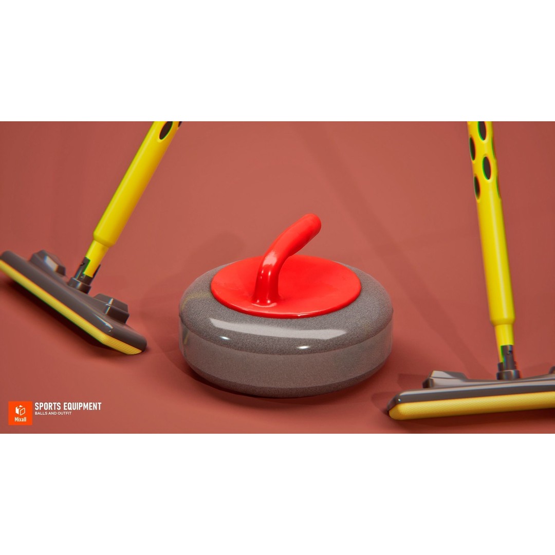 Sports Equipment 3D Model – Low Poly Game Ready Asset, FBX - View 19