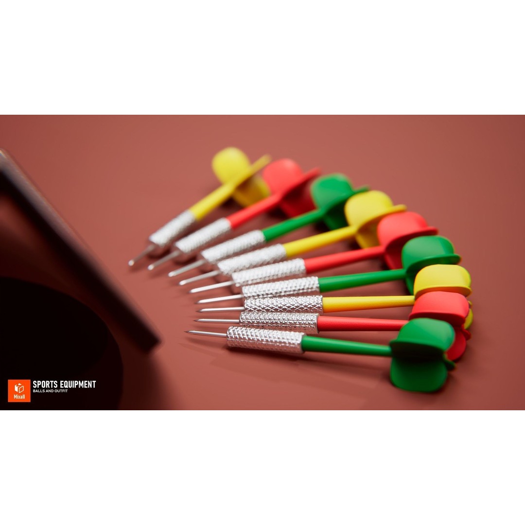 Sports Equipment 3D Model – Low Poly Game Ready Asset, FBX - View 4