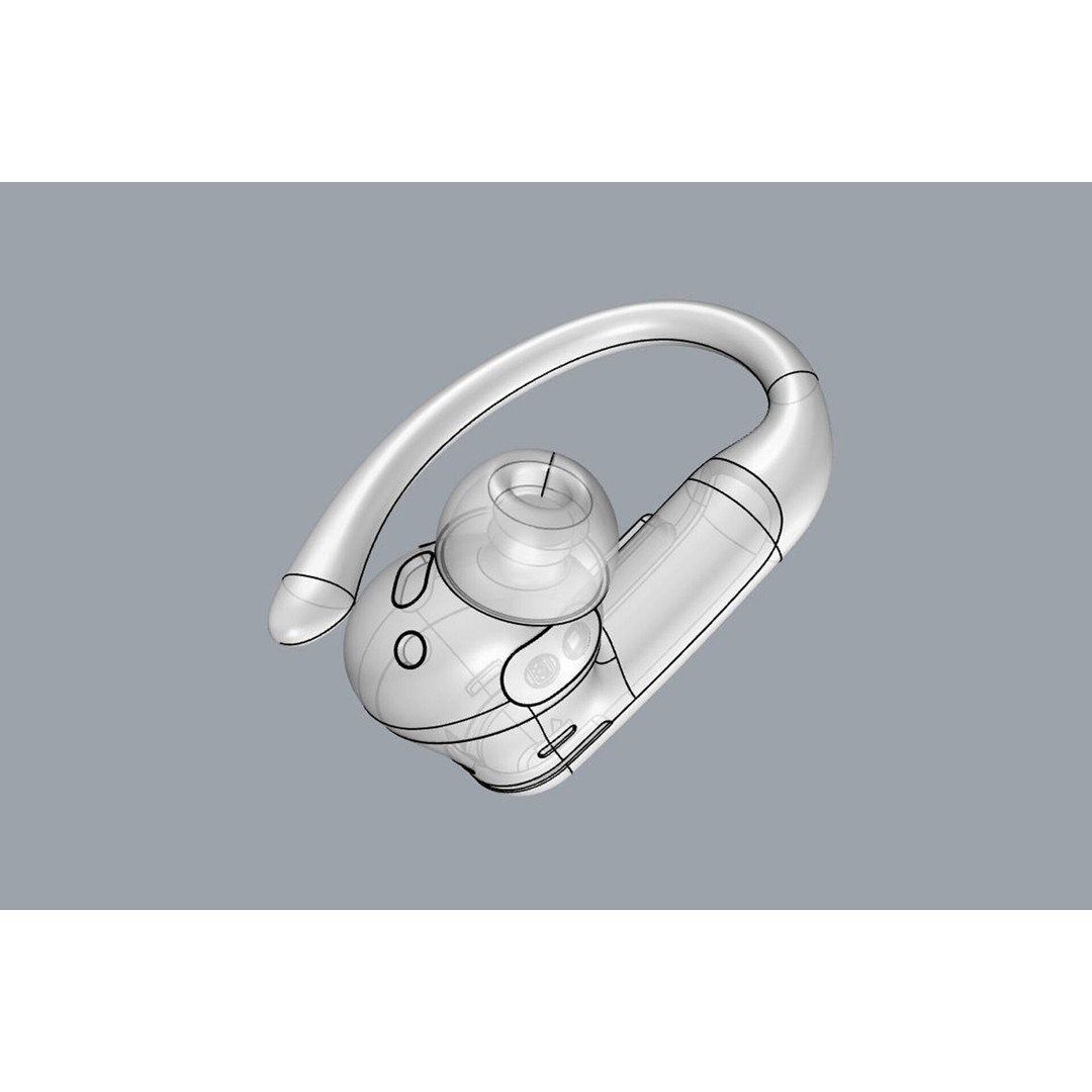 Beats Powerbeats Pro 2 3D Model – PBR Audio Asset, FBX, OBJ