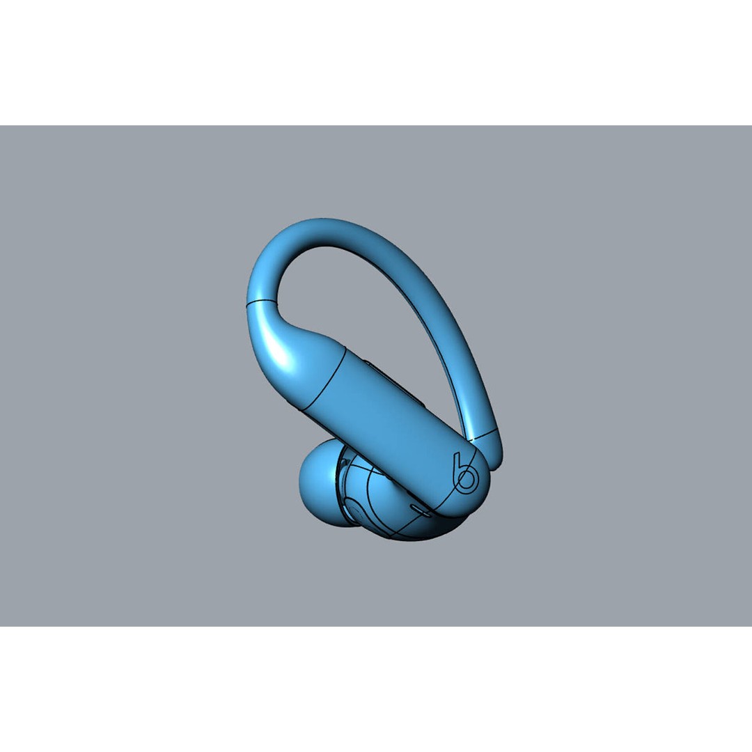 Beats Powerbeats Pro 2 3D Model – PBR Audio Asset, FBX, OBJ - View 37