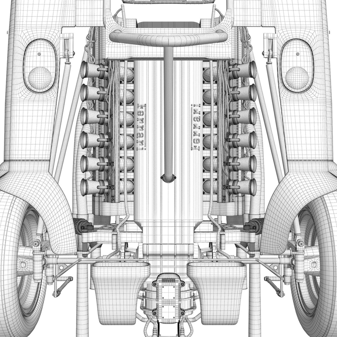 Ferrari F1 312T 1975 3D Model – High Poly Racing Car, FBX, Blender