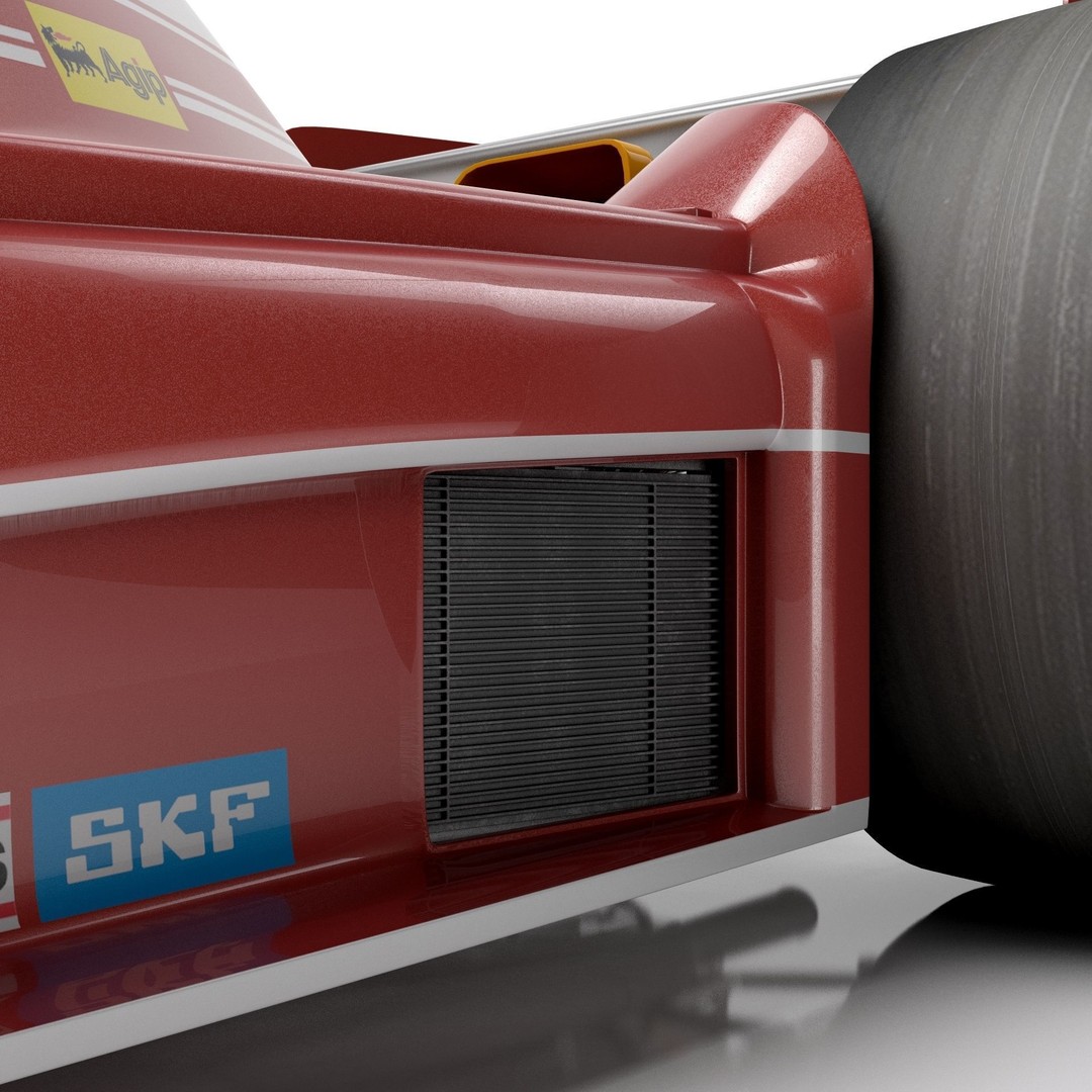 Ferrari F1 312T 1975 3D Model – High Poly Racing Car, FBX, Blender - View 22