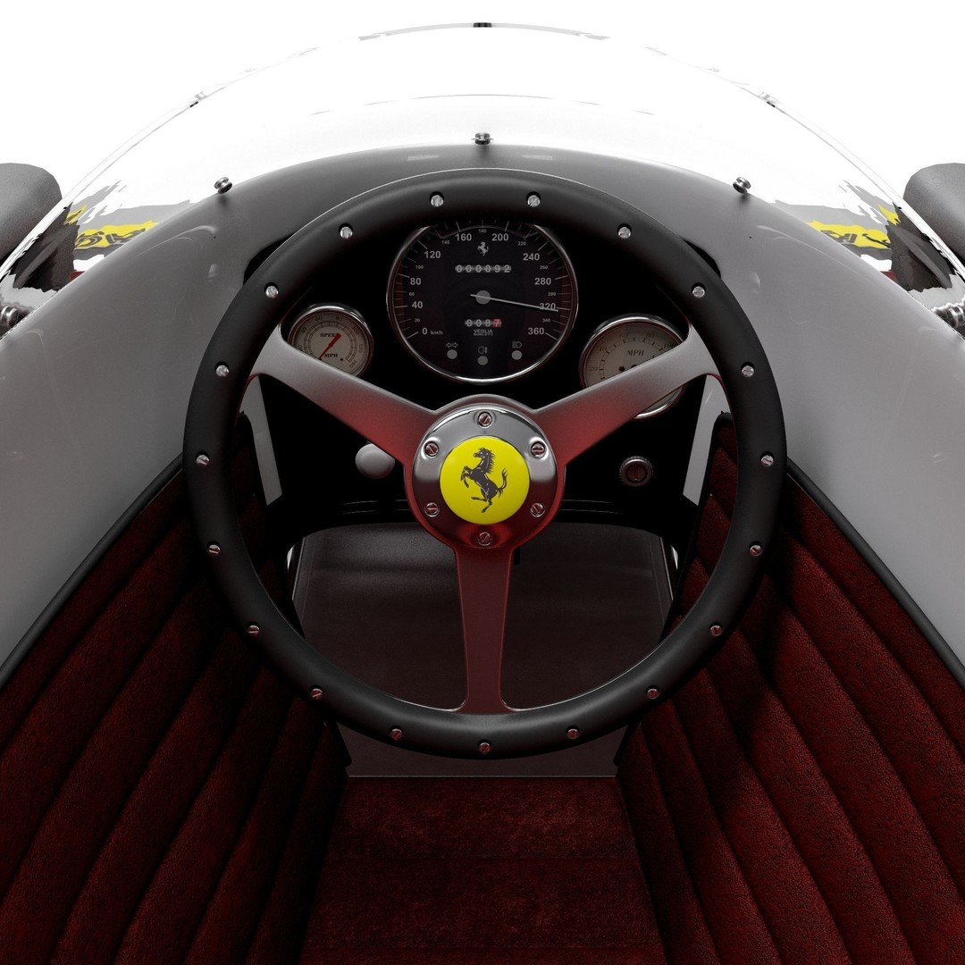 Ferrari F1 312T 1975 3D Model – High Poly Racing Car, FBX, Blender - View 24