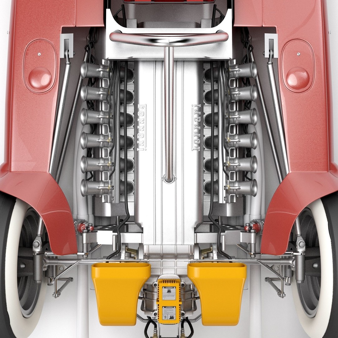 Ferrari F1 312T 1975 3D Model – High Poly Racing Car, FBX, Blender - View 25