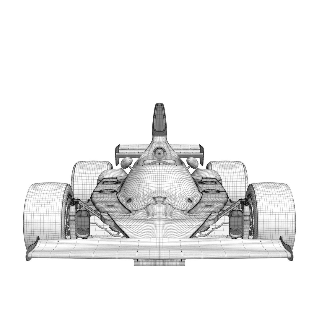 Ferrari F1 312T 1975 3D Model – High Poly Racing Car, FBX, Blender - View 30