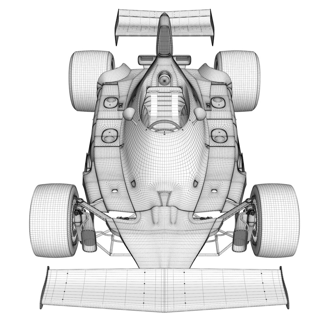 Ferrari F1 312T 1975 3D Model – High Poly Racing Car, FBX, Blender - View 37