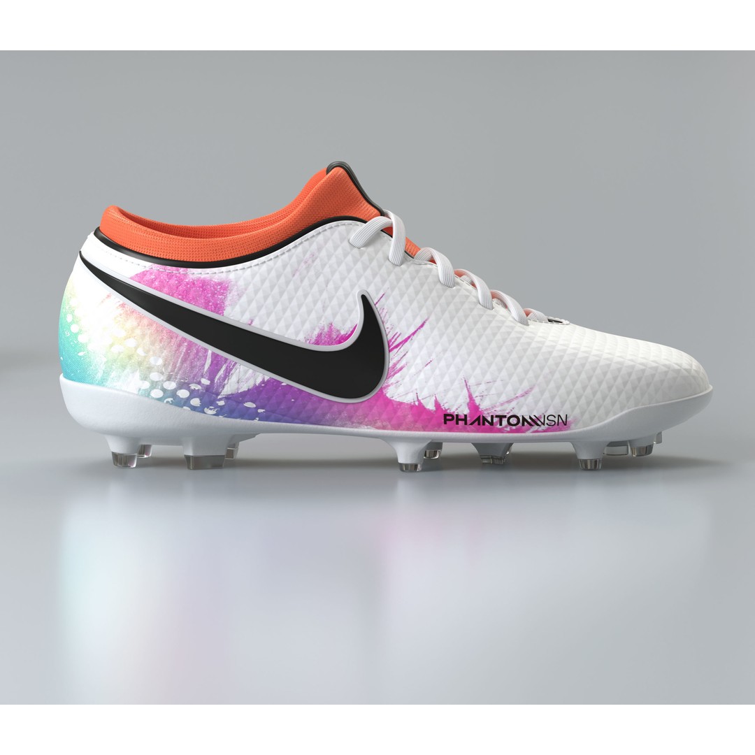 Football Boots 3D Model – Photorealistic Sports Footwear, FBX, OBJ - View 3