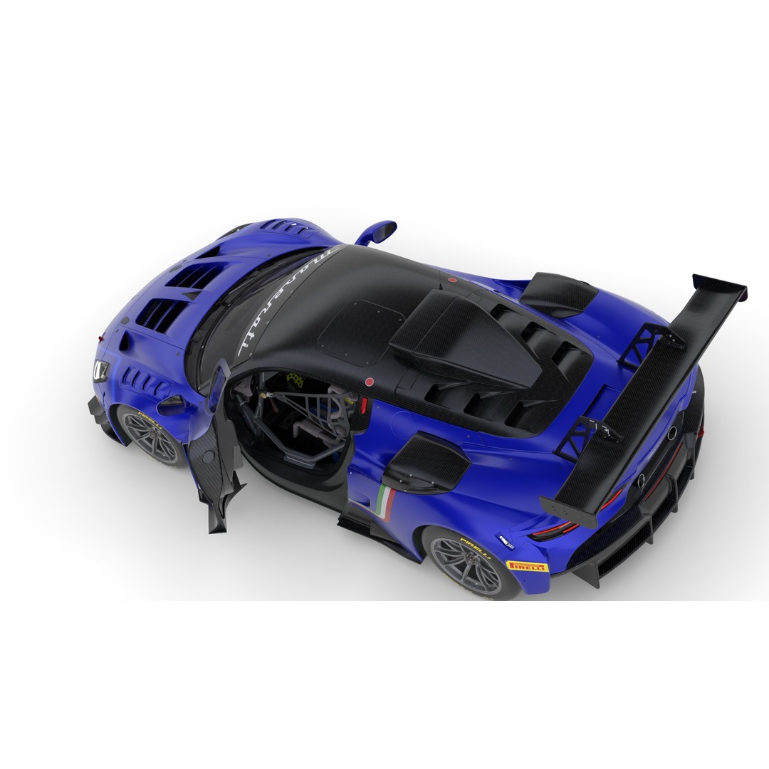 Maserati MC20 GT2 3D Model – High Poly Racing Car Asset, FBX, PBR - View 16