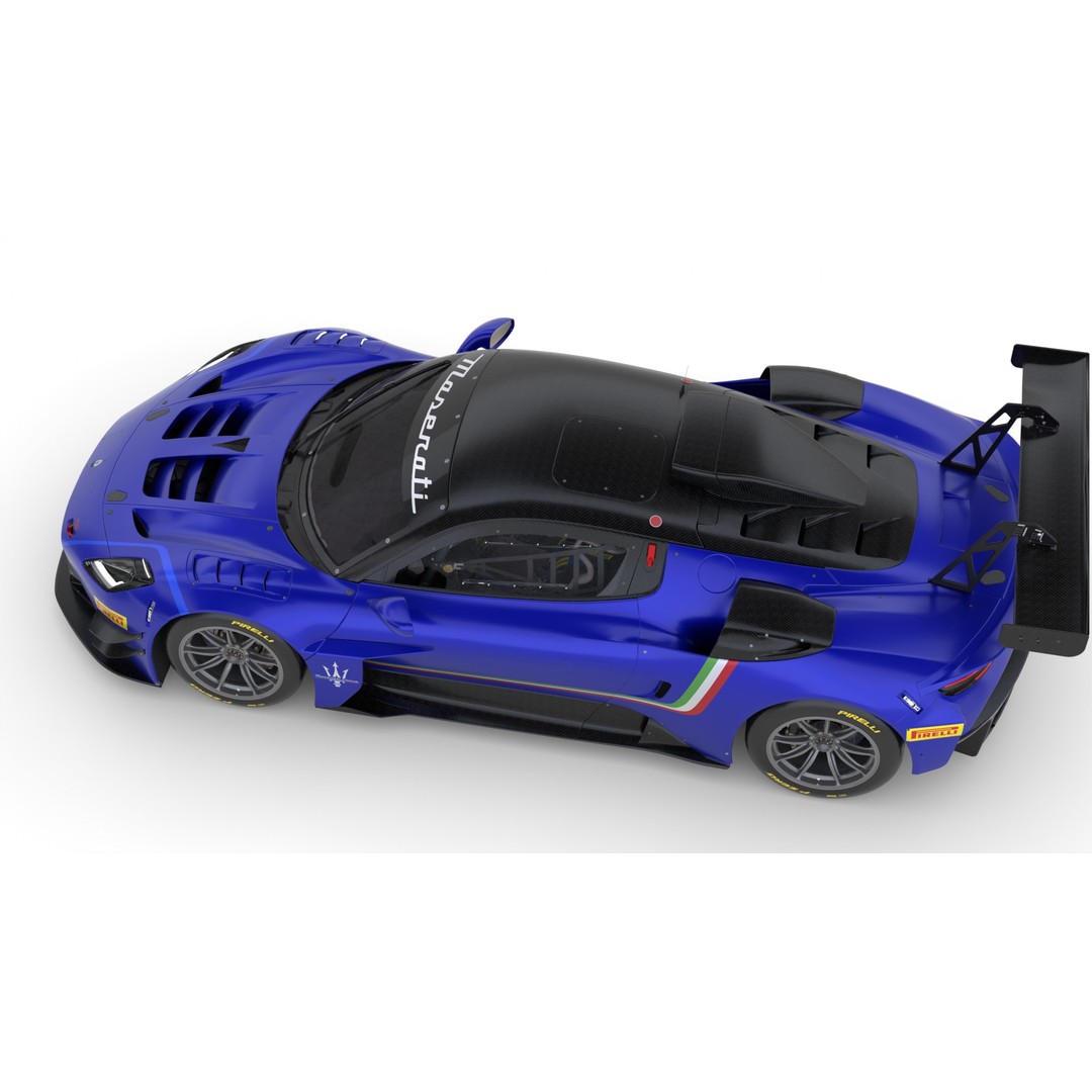 Maserati MC20 GT2 3D Model – High Poly Racing Car Asset, FBX, PBR - View 17