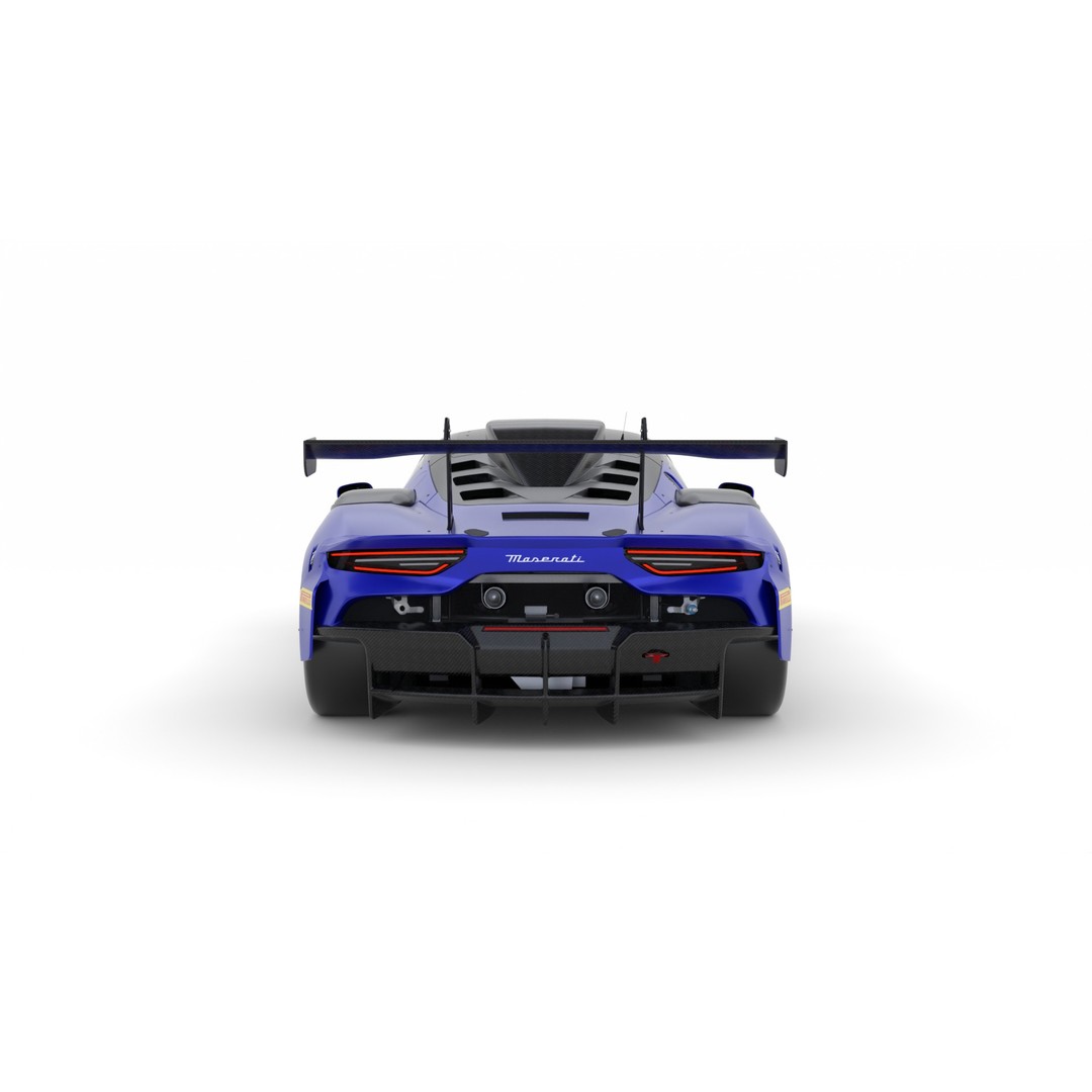 Maserati MC20 GT2 3D Model – High Poly Racing Car Asset, FBX, PBR - View 6