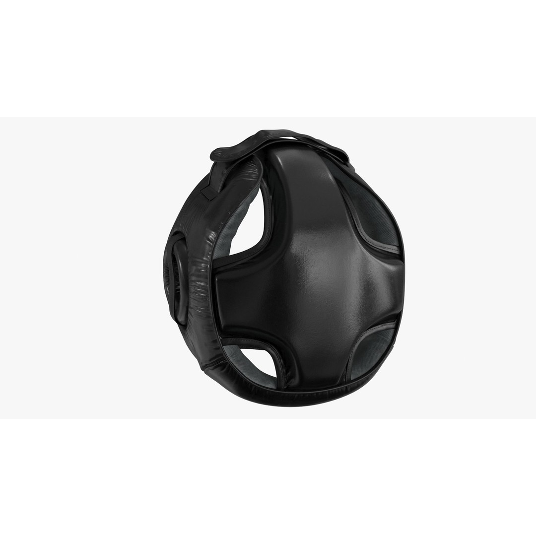 Boxing Training Helmet 3D Model – Low Poly Game Asset, FBX, PBR - View 4