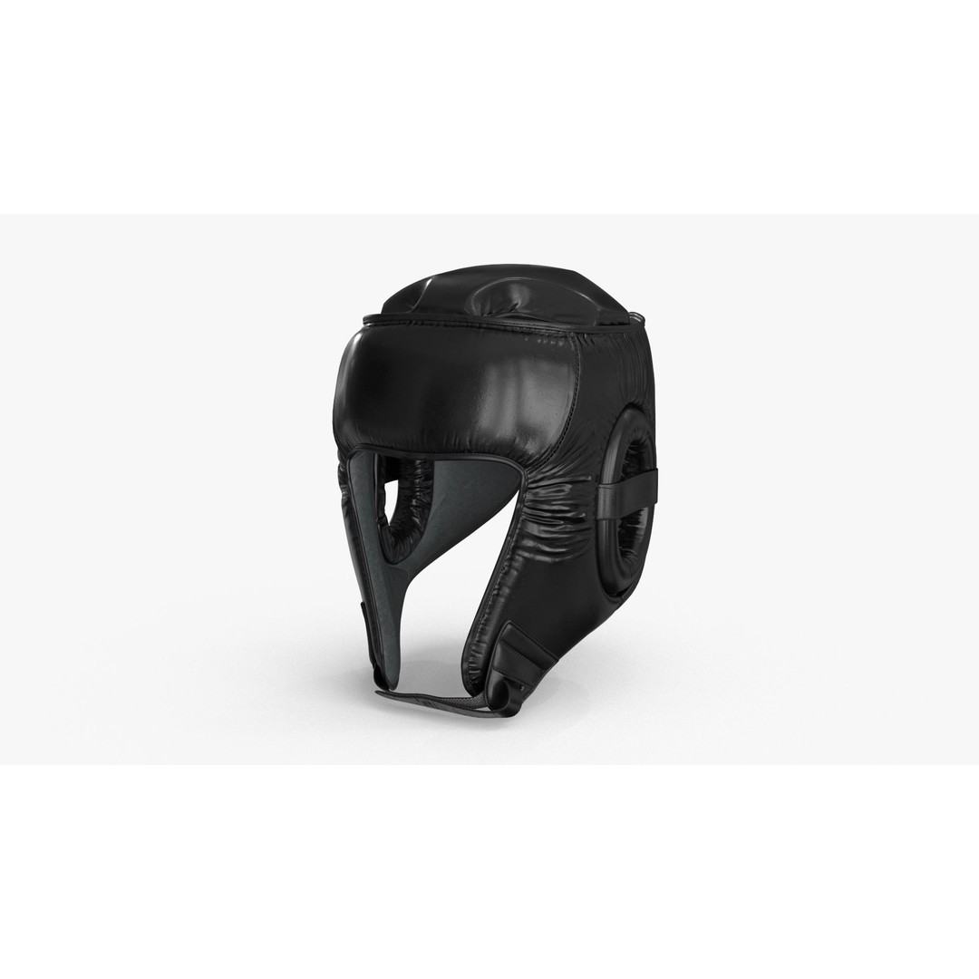 Boxing Training Helmet 3D Model – Low Poly Game Asset, FBX, PBR - View 7