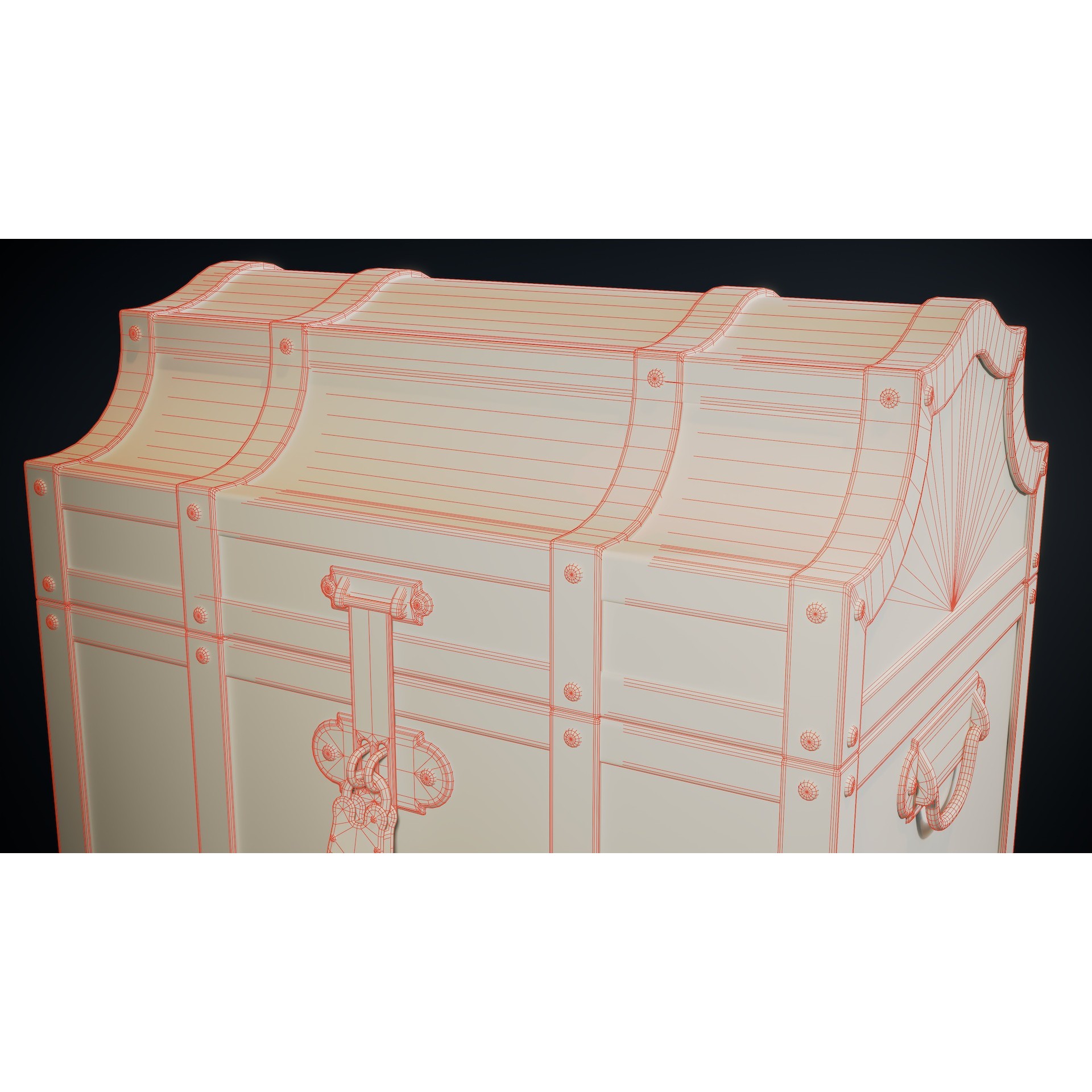 Treasure Chest - Low-Poly Game-Ready 3D Model