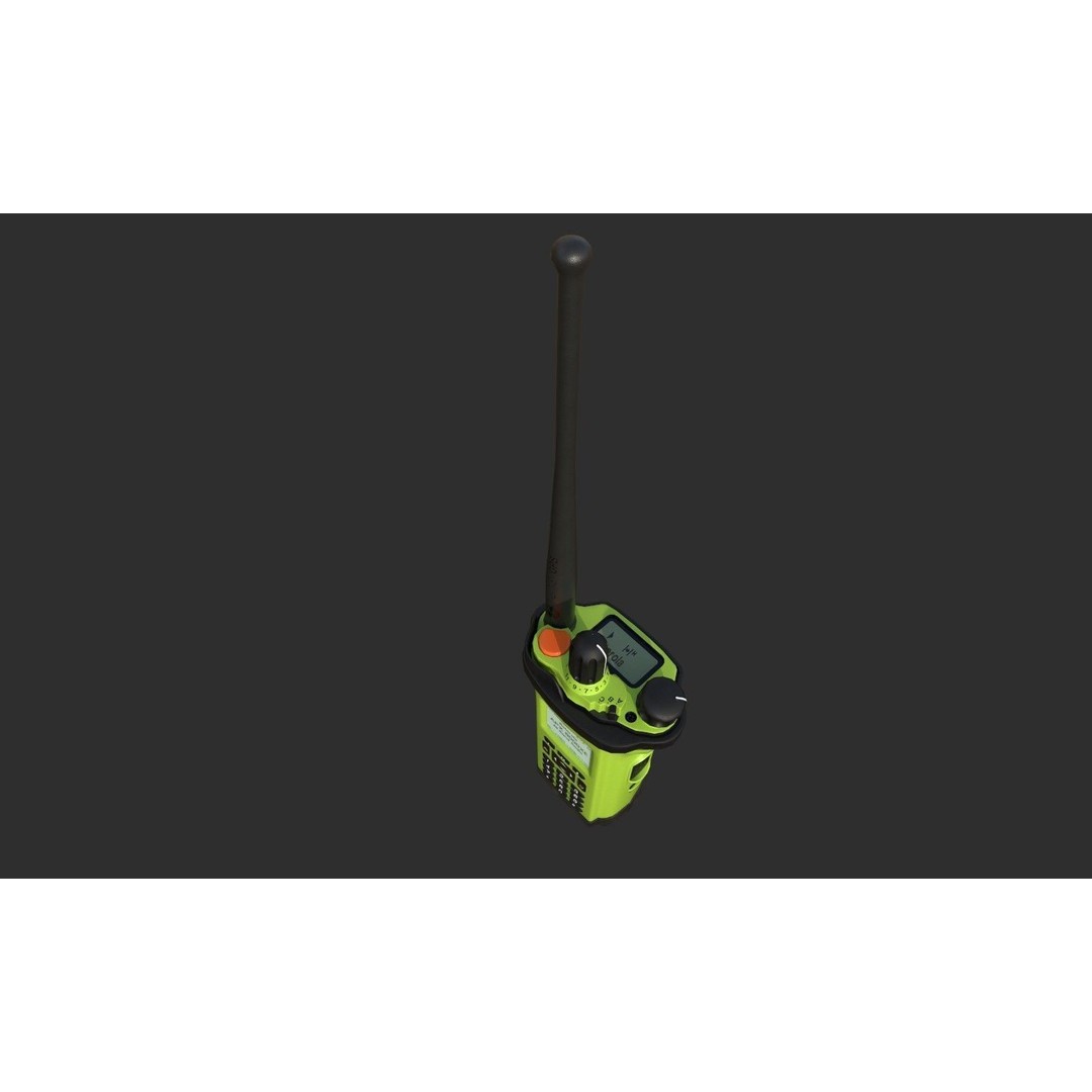 Motorola APX8000XE Radio 3D Model – Low Poly PBR Game Asset, FBX - View 11