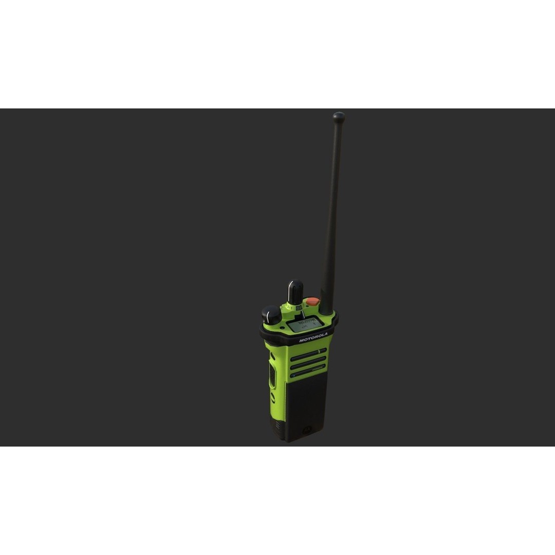 Motorola APX8000XE Radio 3D Model – Low Poly PBR Game Asset, FBX - View 12
