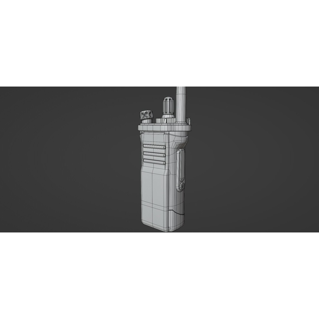 Motorola APX8000XE Radio 3D Model – Low Poly PBR Game Asset, FBX - View 30