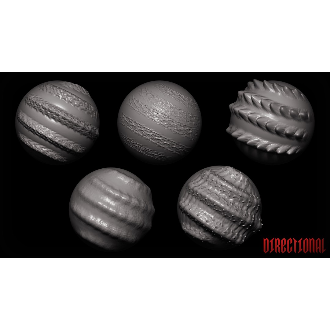 Unholy Brushes 3D Model – High Quality VDM & IMM Pack for Zbrush & Blender