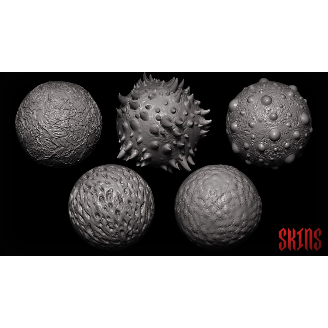 Unholy Brushes 3D Model – High Quality VDM & IMM Pack for Zbrush & Blender - View 14