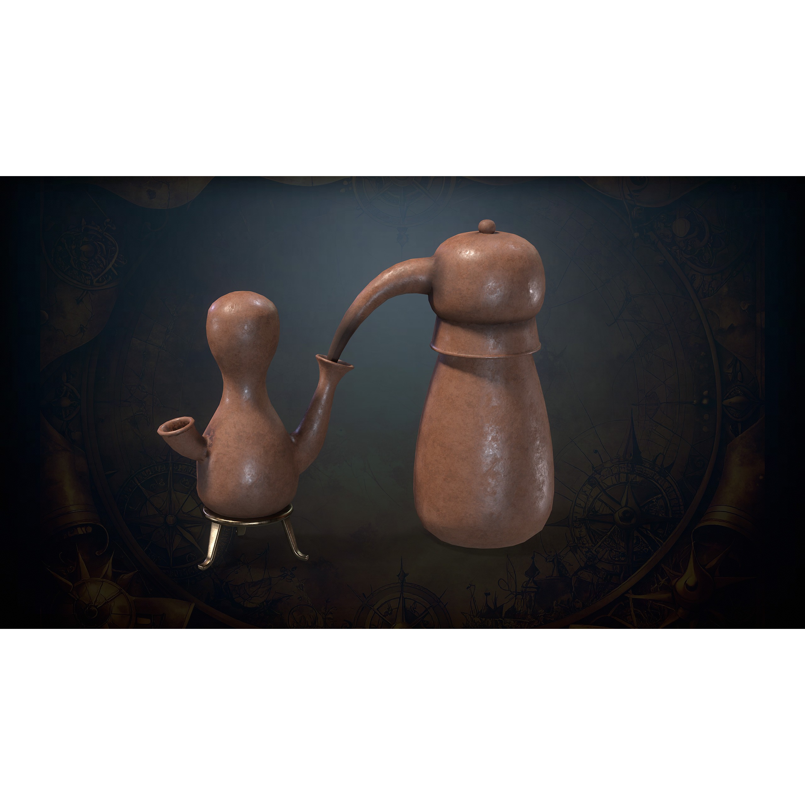 Alchemy Magic Lab - Low-Poly Game-Ready 3D Model - View 10