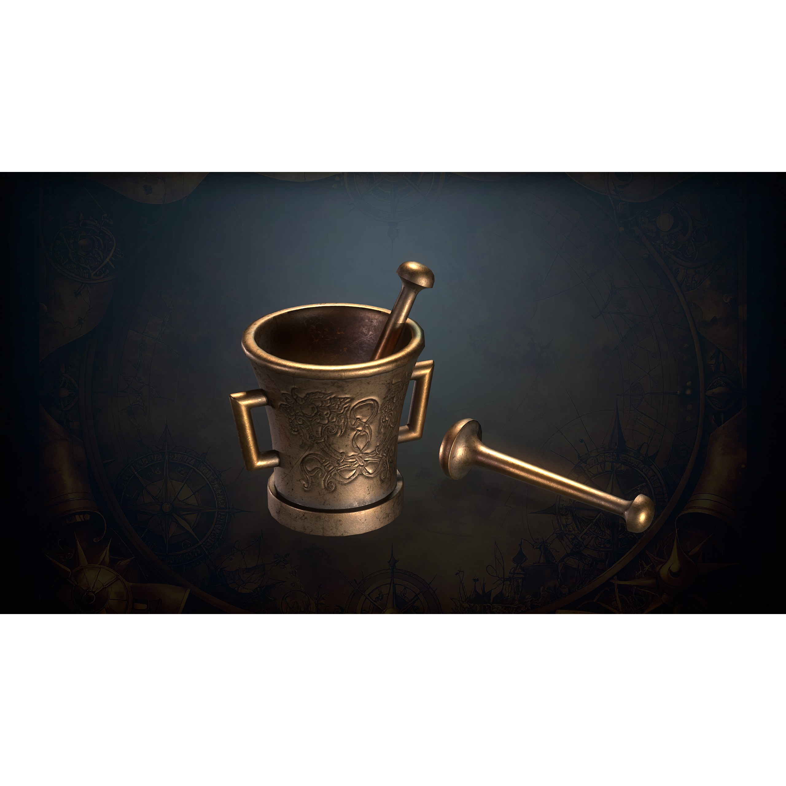 Alchemy Magic Lab - Low-Poly Game-Ready 3D Model - View 16