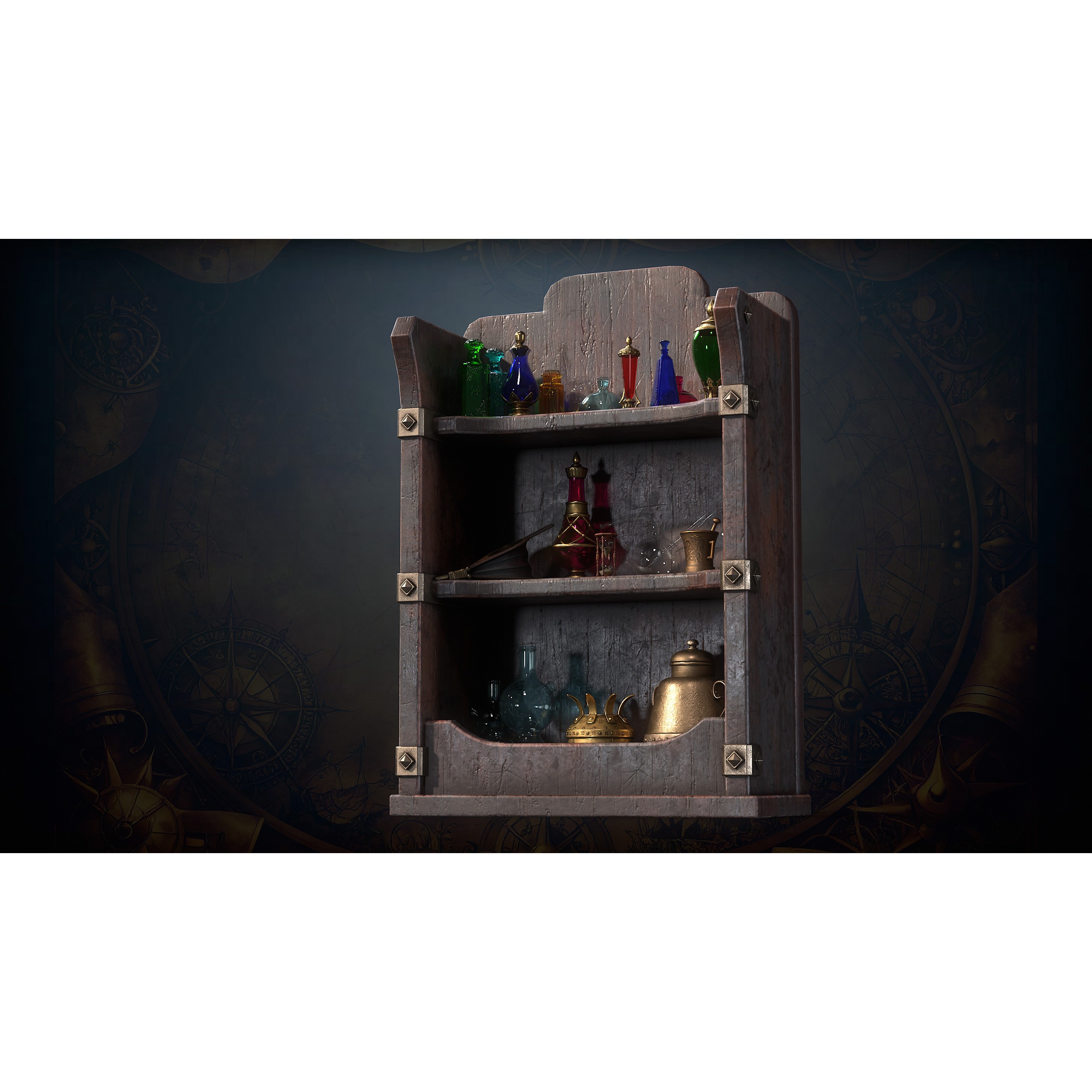 Alchemy Magic Lab - Low-Poly Game-Ready 3D Model - View 36