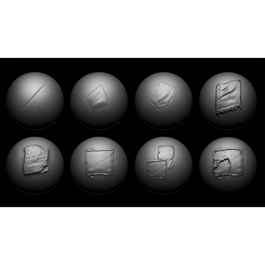 Damages Maker 3D Model – 120 Brushes and Alphas Bundle, ZBrush & Blender - View 19