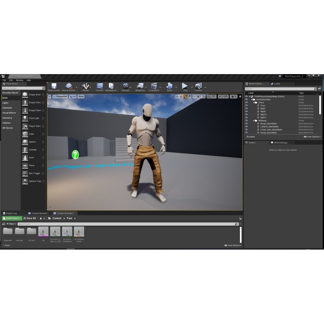Realistic Pants 3D Model – Rigged Low-Poly Game Asset, FBX - View 25