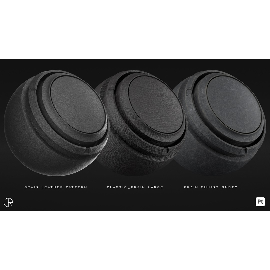 Plastic and Rubber Smart Materials 3D Model – High-Detail Customizable PBR Textures - View 13