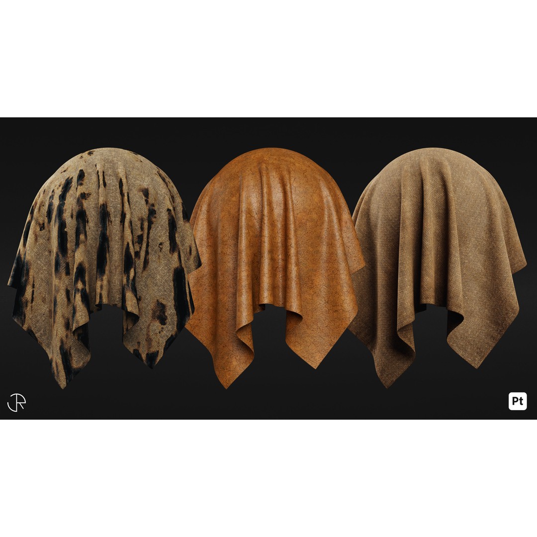 Fabric 3D Model – Customizable Smart Materials Pack, PBR Textures - View 13