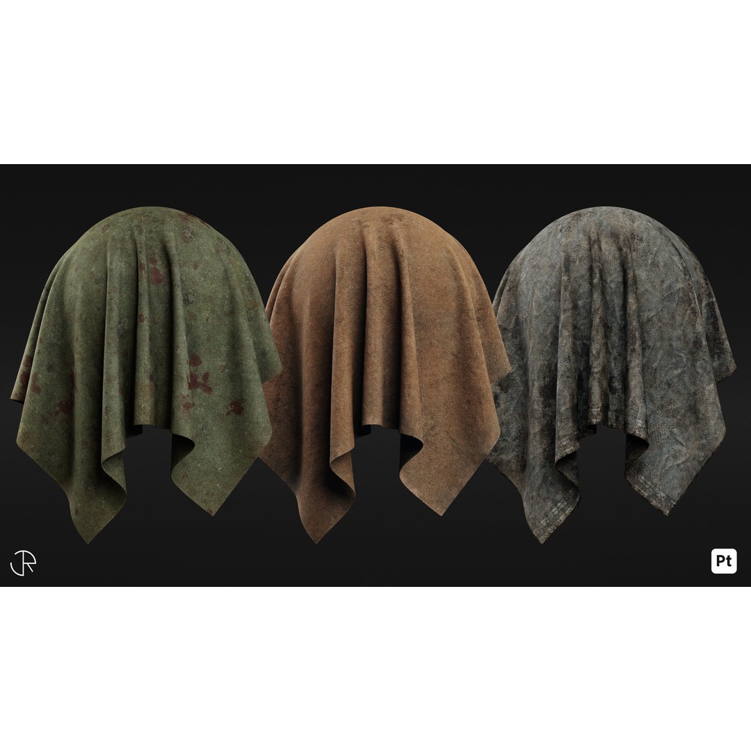 Fabric 3D Model – Customizable Smart Materials Pack, PBR Textures - View 7