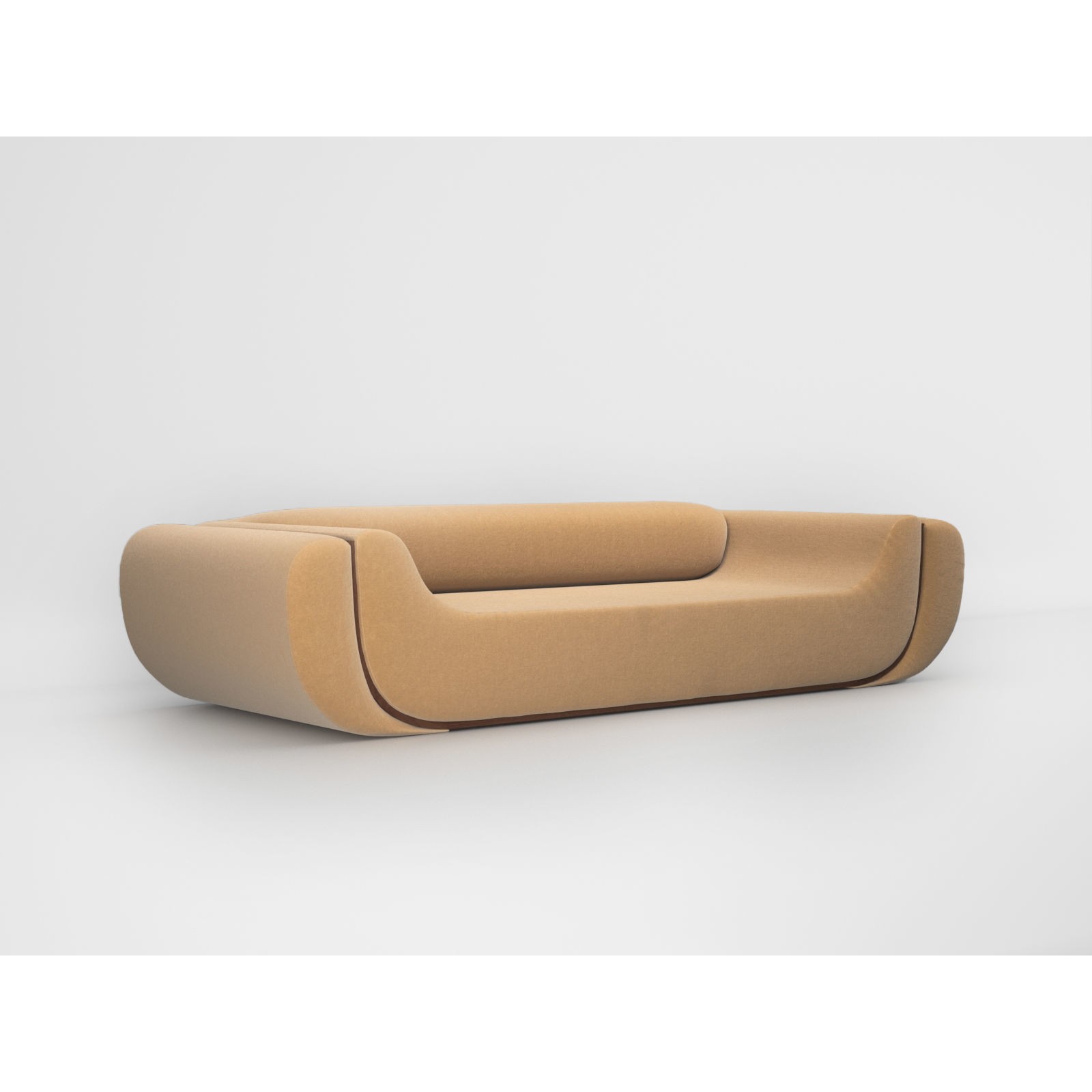 Linea Sofa by Estudio Persona - Game-Ready 3D Model - View 10