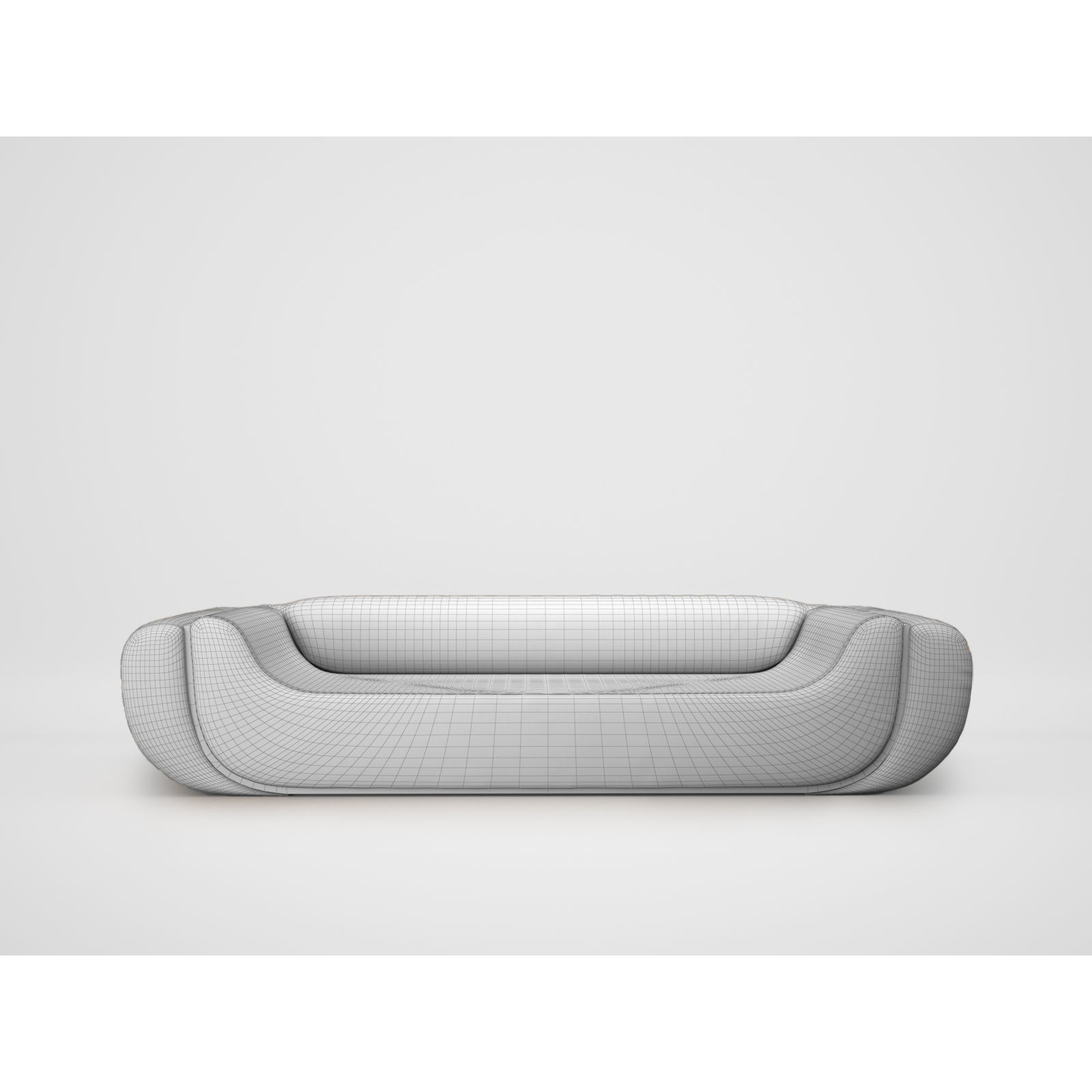 Linea Sofa by Estudio Persona - Game-Ready 3D Model - View 13