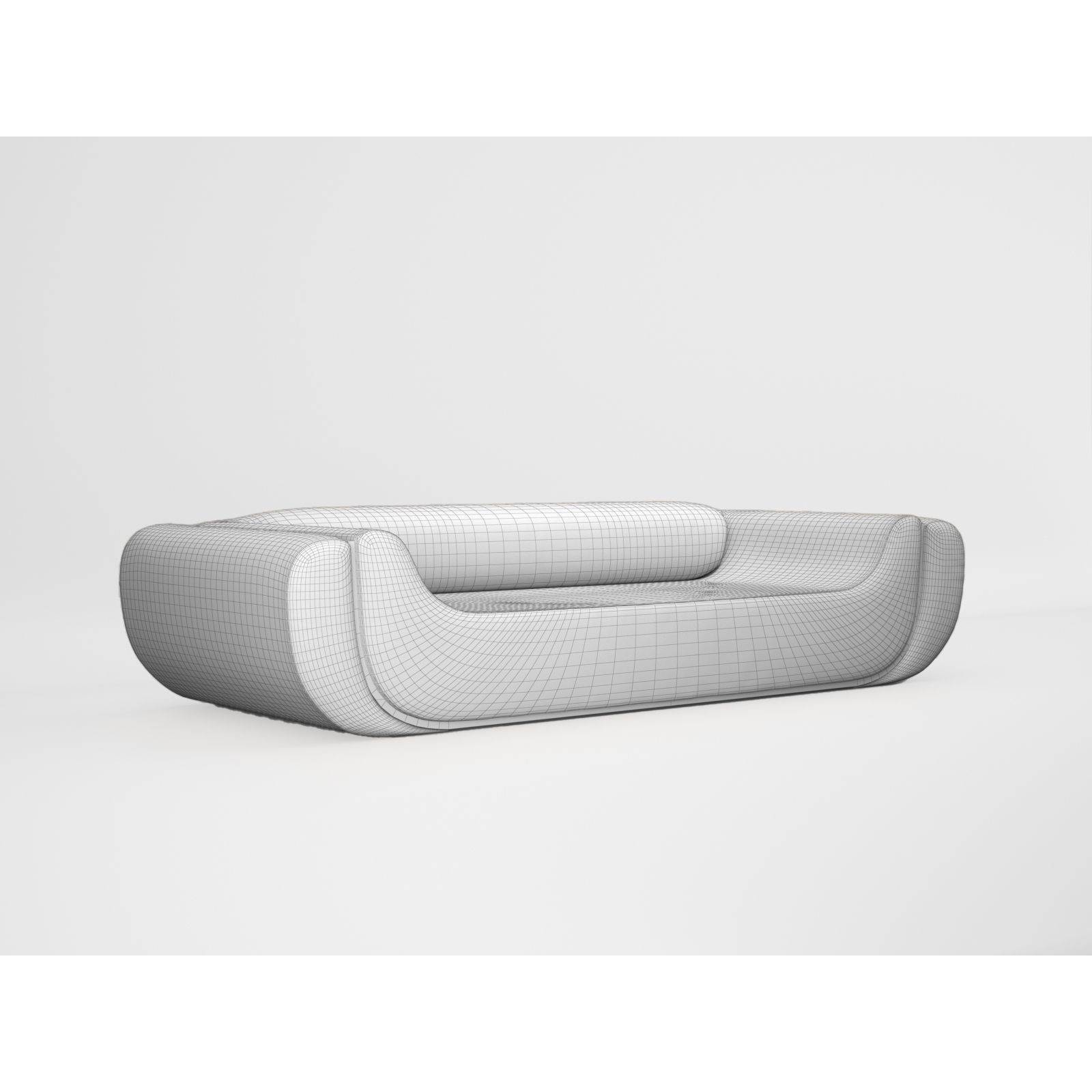 Linea Sofa by Estudio Persona - Game-Ready 3D Model - View 15