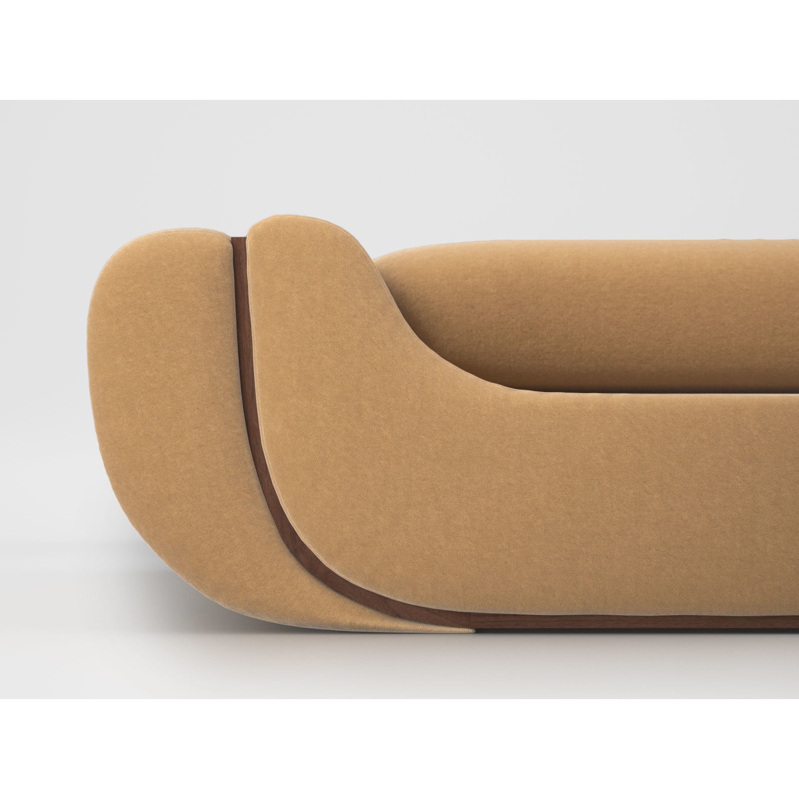 Linea Sofa by Estudio Persona - Game-Ready 3D Model - View 8