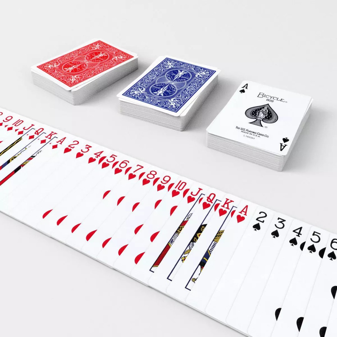 Bicycle Playing Cards 3D Model – Low Poly Poker Deck with Textures - View 2