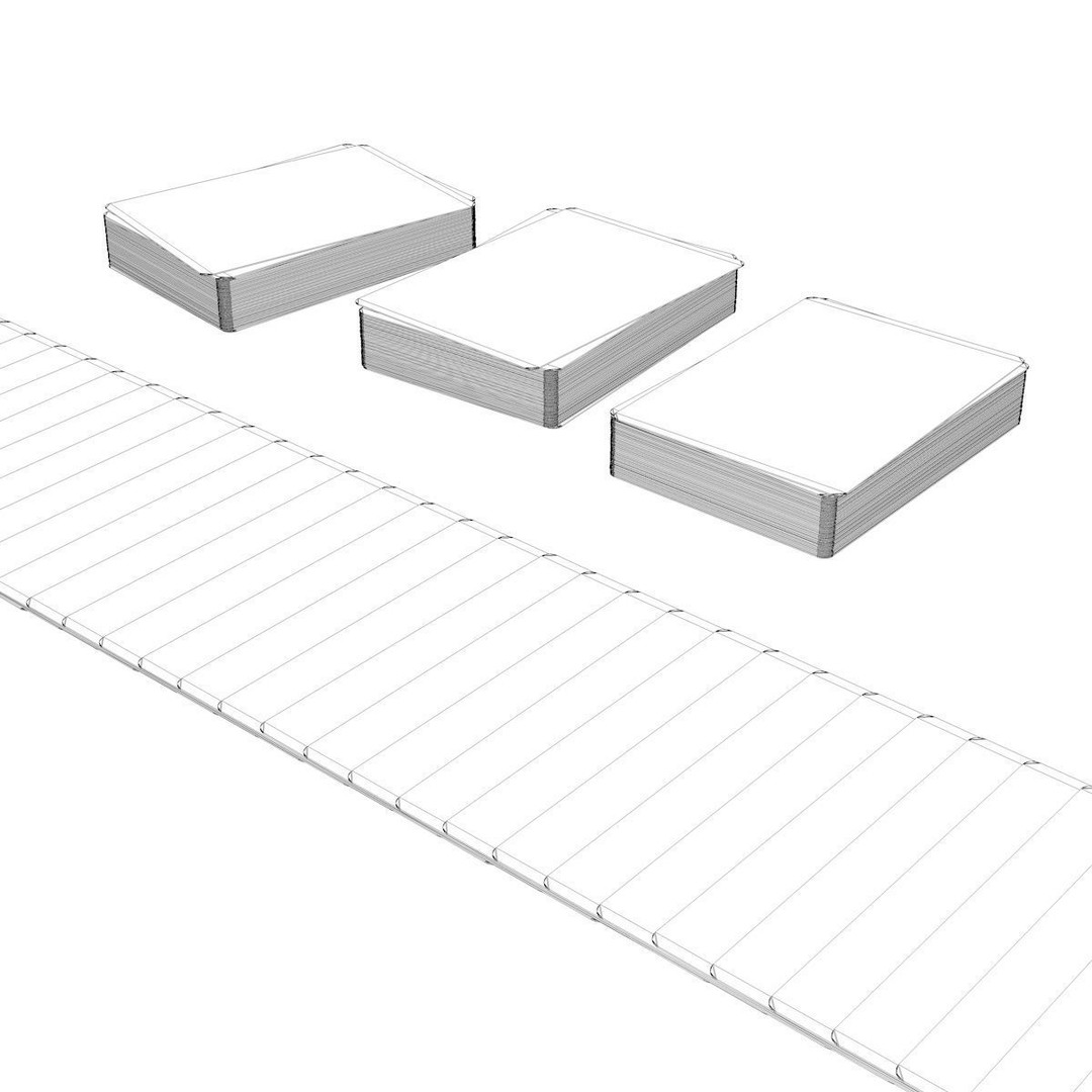 Bicycle Playing Cards 3D Model – Low Poly Poker Deck with Textures - View 9